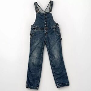 Free People Blue Denim Jeans Overalls